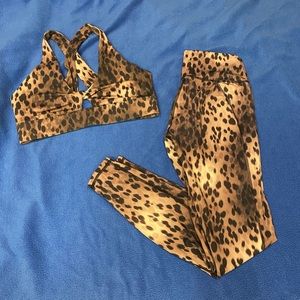 Fabletics Cheetah set
